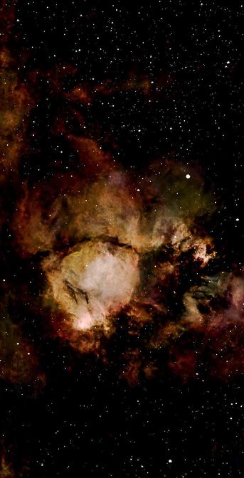 A colorful cosmic scene featuring a nebula surrounded by a field of stars against a dark backdrop of the universe.

Kolorowa kosmiczna scena przedstawiająca mgławicę otoczoną polem gwiazd na ciemnym tle wszechświata.