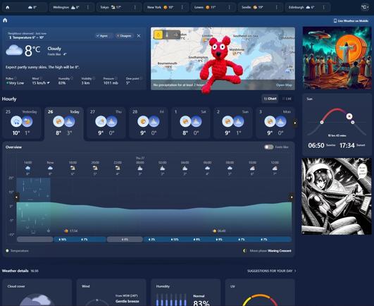 #CaptainRedBeanBear #Presents... #SomeWeather... 

#BroughtToYou by #RobotInflatableJesus and #Sponsored by #SpaceKarenX... #InSpace...!