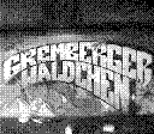 Gremberger Wäldchen Graffiti, aufgenommen mit der Game Boy Camera.