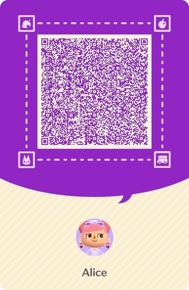 Camper Card QR code for my purple Lalaloopsy outfit.