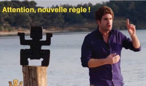 Même visuel via Koh-Lanta : "Attention, nouvelle règle !"