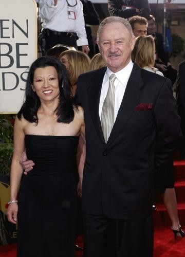 Gene Hackman with his wife