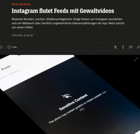 screenshot der SPON Überschrift mit Subtitle