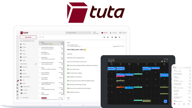 Tuta solution screenshot