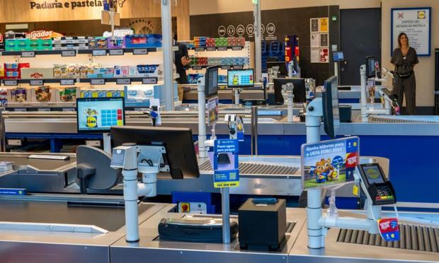 El interior de un supermercado de Lidl. (Getty Images)