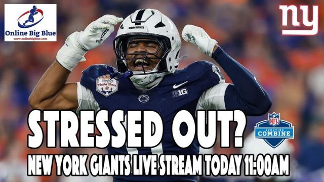 New York Giants NFL Combine Live Stream 11am (EST) - Abdul Carter to have Surgery?