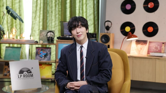 Yonghwa onset for LP Room - a new talk show on Dingo