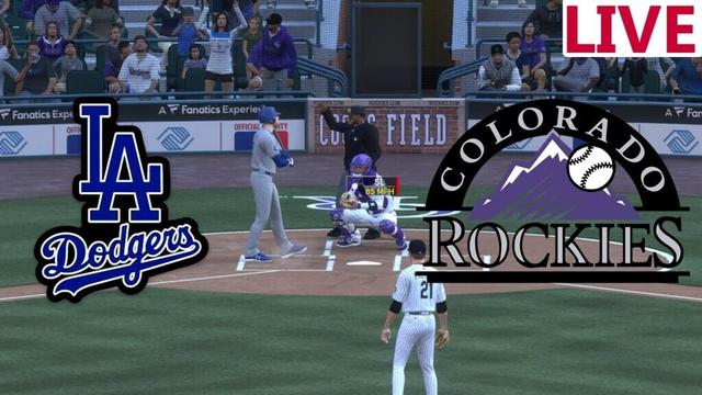 🔴Live🔴LosAngeles Dodgers vs Colorado Rockies/ Baseball Spring Training// MLB The Show 2024