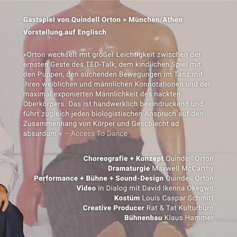 Making of a Man – Fotos von Gabriela Neeb – Gastspiel am 22. März 2025 am Theater an der Glocksee