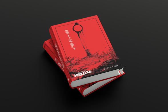 digital book mock up