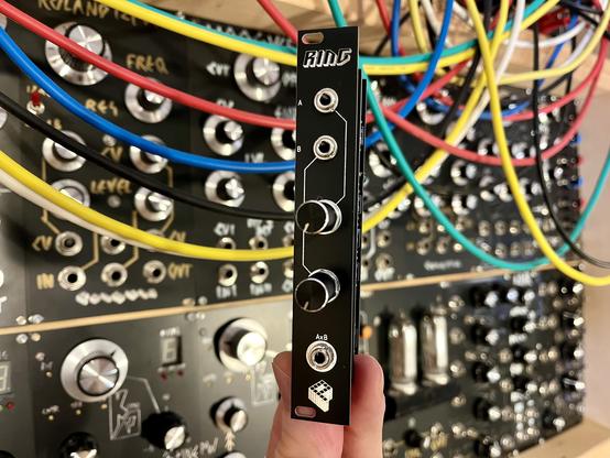 fully assembled eurorack ring modulator module