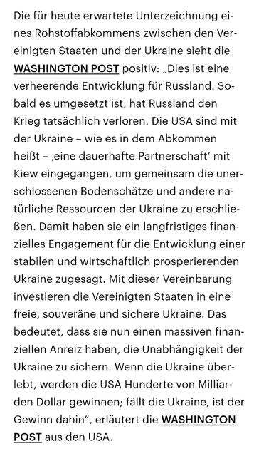 Pressestimme vom 28.02.2025