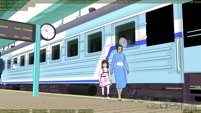 BEFORE
Pre-compositing from the render process. The platform is not blocking the Freestyle lines from the train wheels.