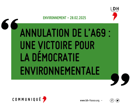 Annulation de l’A69 : une victoire pour la démocratie environnementale