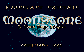 Screenshot from Moonstone: A Hard Days Knight on PC with VGA graphics