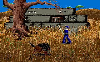 Screenshot from Moonstone: A Hard Days Knight on PC with VGA graphics