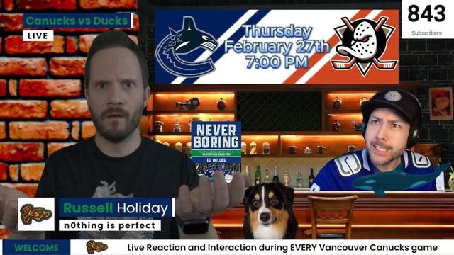 California Dreaming of Back to Back Dubs | Canucks vs Ducks | Live Reaction and Interaction