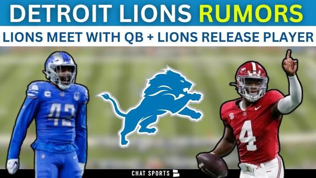 Detroit Lions News: Lions RELEASE Veteran, Lions MEET With Jalen Milroe + Hendon Hooker Trade
