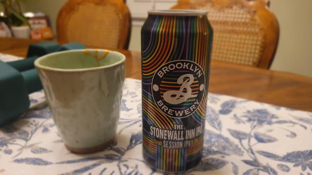 A can of Brooklyn Brewery Stonewall Inn IPA