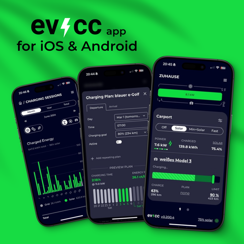 evcc app for iOS & Android