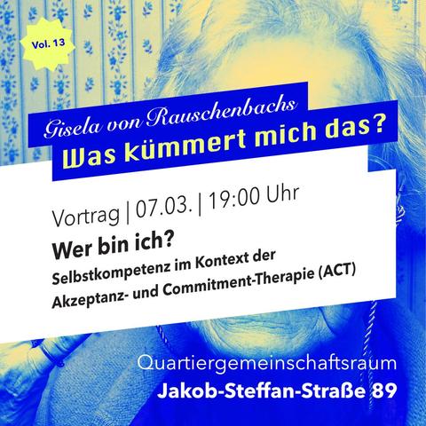 Wer bin ich? Was macht mich aus? Welche Eigenschaften habe ich? Haben wir uns diese Fragen nicht alle schon einmal gestellt?
In der Akzeptanz- und Commitment-Therapie (ACT) stellt die „Selbstkompetenz“ eine zentrale Ressource für unser psychisches Wohlbefinden dar. 
Christian hat sich bei den Recherchen zu seinem Buch „Betätigungsorientierung in der psychiatrischen Ergotherapie“ (im Psychiatrie Verlag erschienen) intensiv mit Verfahren der sogenannten 3. verhaltenstherapeutischen Welle befasst und lädt euch zu diesem spannenden Thema ein.