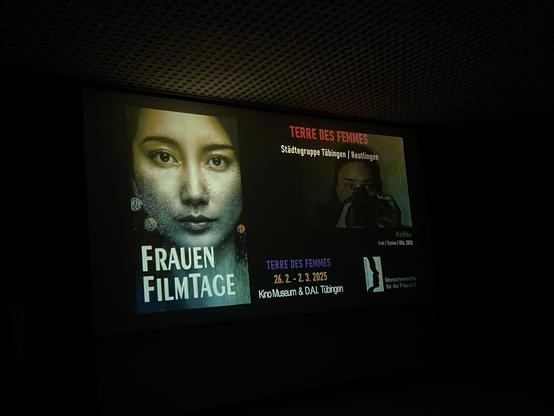 Eröffnungsbild der FrauenFilmTage Tübingen.