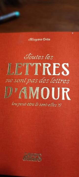 Couverture du carnet "toutes les lettres ne sont pas des lettres d'amour"