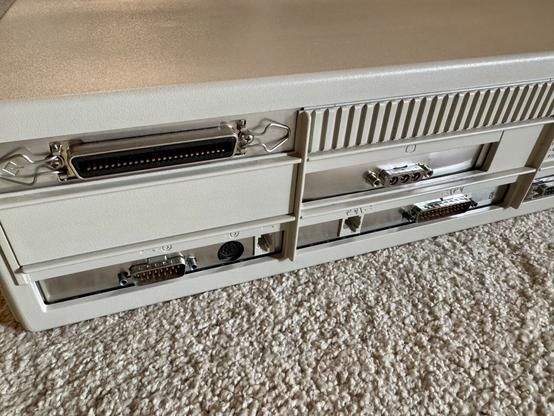 A digital VAXstation 4000-60 beige pizza box peripheral view.