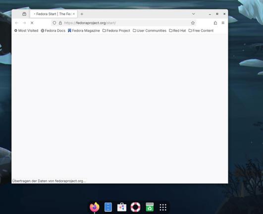 Bluefin with a working Fedora Firefox!