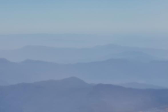 Sea of mountains on andes