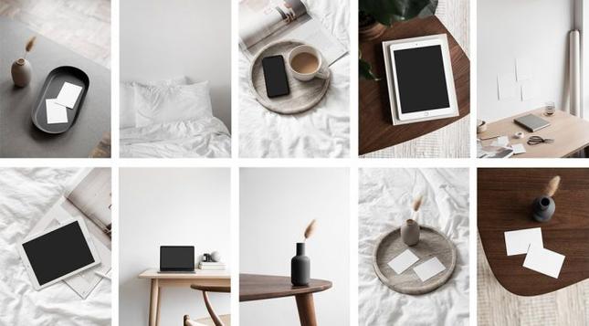 Bruton photo and mockup bundle for Adobe Photoshop.