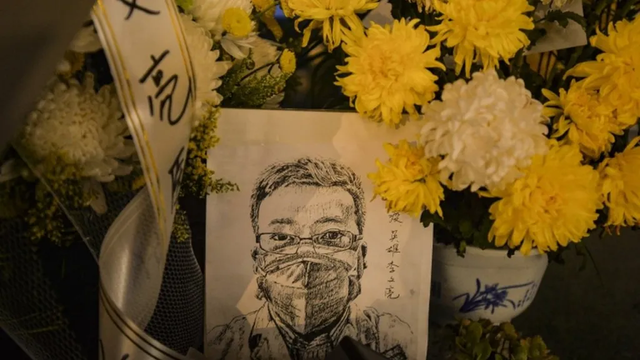 memorial to Dr Li