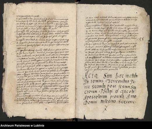 Book of judgments
Signature: 35/2/0/2/32
Date/Period of creation: 1621-1829
Number of cards: 1043
Archive: State Archive in Lublin
Complex: Chełm land books
Upload: Sikorski Arkadiusz htTPS://arQ.PL/