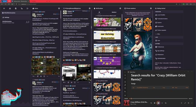 #PSiReN.eu #AdvancedWebInterface v4.3.4+glitch with/without #CollapsedToots, which are #StillQuiteCool... Whether you #LikeIT... #OrNot...
