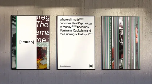 Global brand identity for Scribd by Mother Design