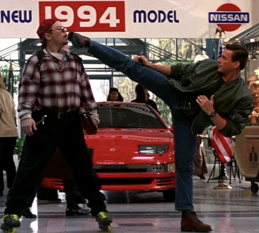 I will kick you -- _in your FUTURE_!! Timecop!!!