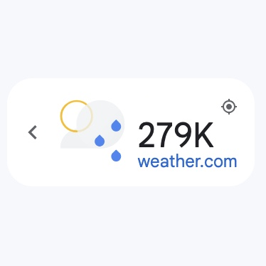 [icon for cloudy skies] 279K 
weather.com