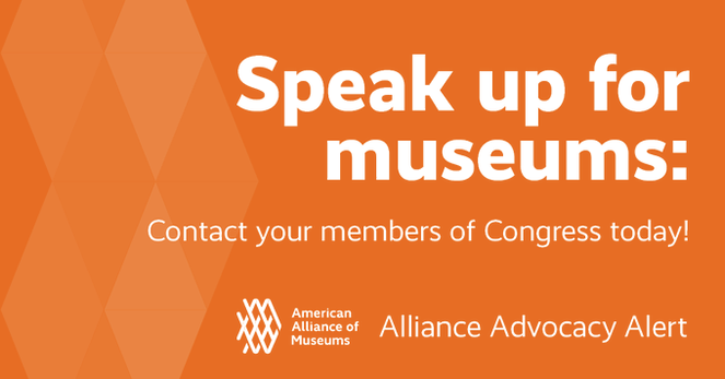 📢 Speak up for museums! 
Advocates can urge Congress to:
🔸 Protect Legally Awarded Funding
🔸 Fund IMLS' Office of Museum Services
🔸 Incentivize Charitable Giving
🔸 Support the National Endowments for the Arts & Humanities