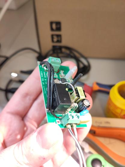 The same circuit board, components side.