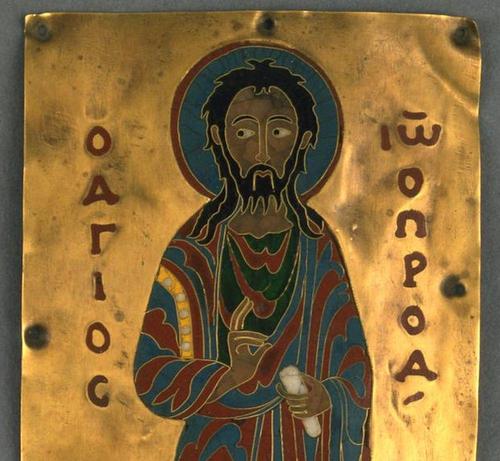 I am endlessly amused by turn of the century #Byzantine enamel #forgeries made by someone who obviously saw "South Park" coming...
