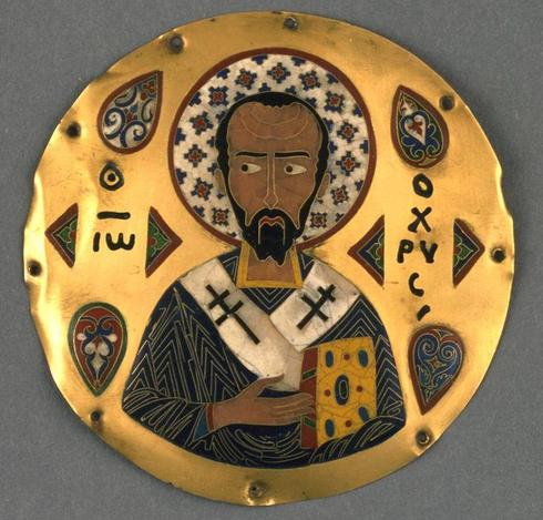 I am endlessly amused by turn of the century #Byzantine enamel #forgeries made by someone who obviously saw "South Park" coming...