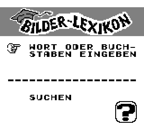 Emulated printer output . The image shown has the phrase BILDER LEXIKON and various other text.