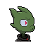 Some green, ambiguous reptile dude.