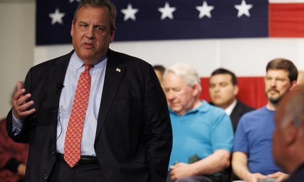 Chris Christie, en un mitin republicano en Manchester, New Hampshire, en una imagen de archivo. (CJ GUNTHER / EFE / EPA)