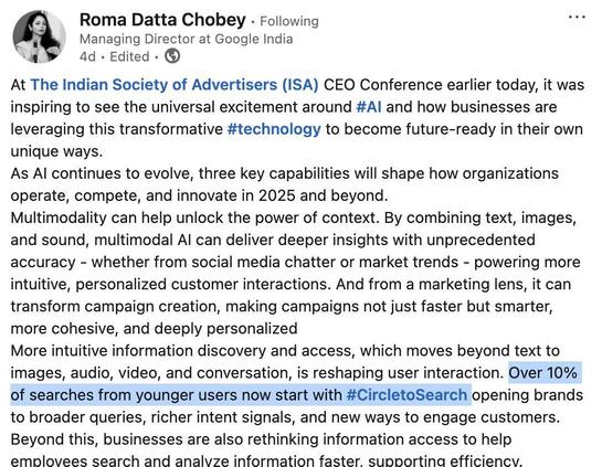 linkedin post