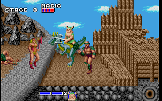 Screenshot from Golden Axe on the PC, with VGA graphics