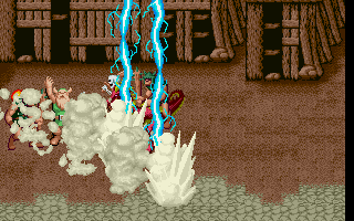 Screenshot from Golden Axe on the PC, with VGA graphics