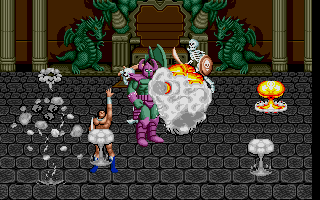 Screenshot from Golden Axe on the PC, with VGA graphics