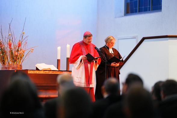 Gottesdienst bei der ökumenischen Andacht in die Citykirche Konkordien.