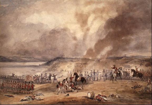 Illustration : The Battle of Sainte-Foy during the French and Indian War, George B. Campion,  (for illustration purpose)